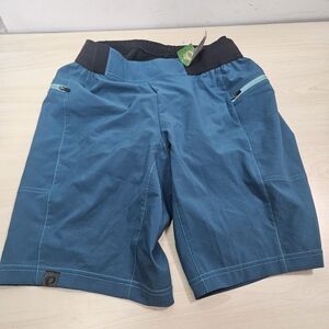 NWT PEARL IZUMI Canyon Shorts W/ Liner Ocean Blue Women's Size 6